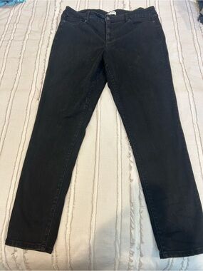 Jessica Simpson Black Straight Leg Jeans - Classic Black Denim